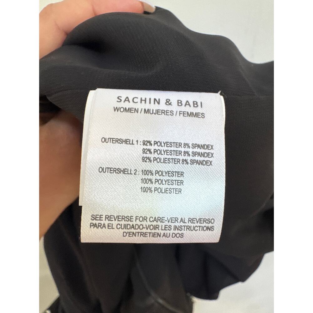 Sachin & Babi NWT Fatima Off-The-Shoulder Midi Dress Size 2 Embellished Classic - Picture 9 of 9